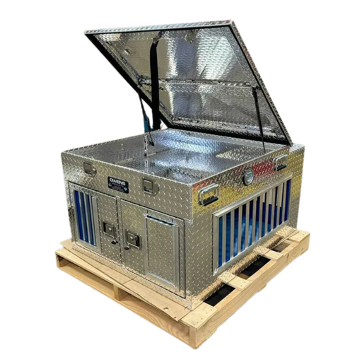 Owens Dog box 55011 with top compartment open