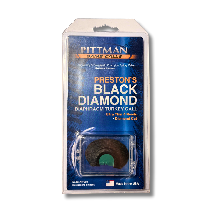 Pittman Black Diamond 4 Reed Diaphragm Mouth Call