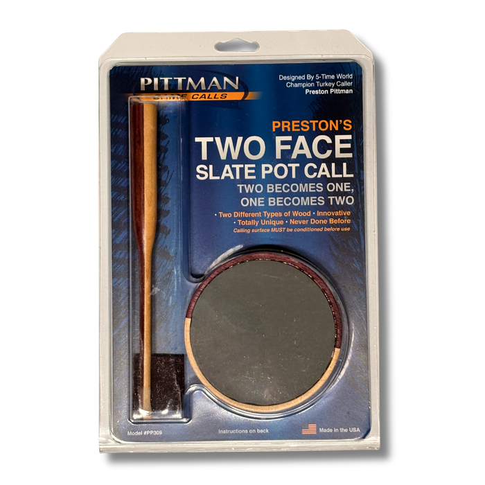 Pittman Two Face Slate Pot Call 