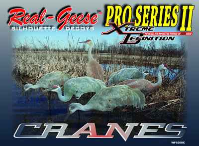 Real-Geese Pro Series II Sandhill Crane Decoys - Silhouette Crane Decoys