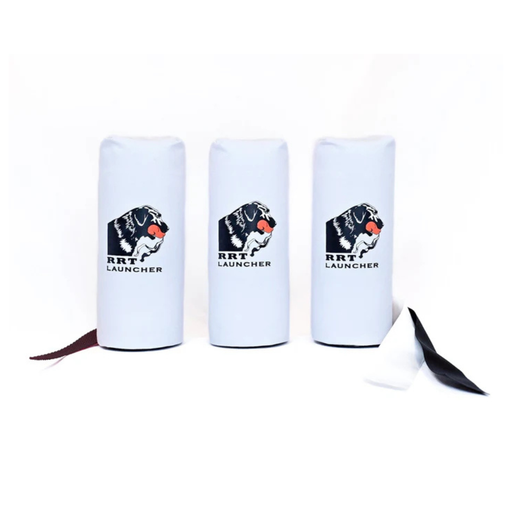 RRT 7inch canvas black and white bumpers with streamers