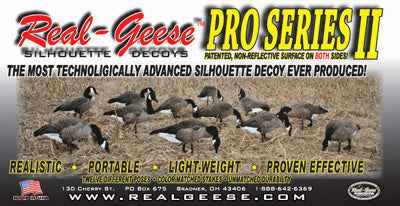 Real-Geese Pro Series II Canada Goose Decoys - Silhouette Goose Decoys