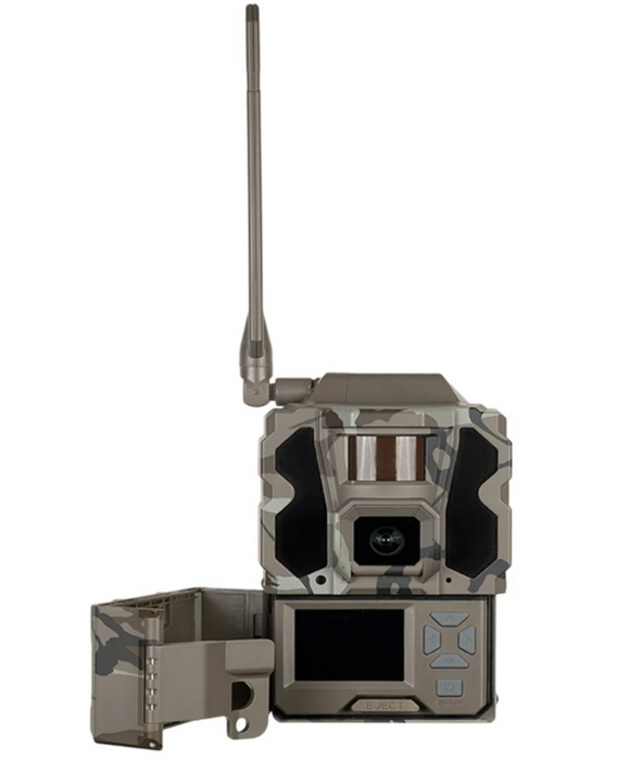 Tactacam Reveal X Ultra Trail Camera with Folding Solar Panel, HEU 32GB SD Card, Card Reader with Case & Lens Cloth – HuntEmUp Premium Solar Bundle