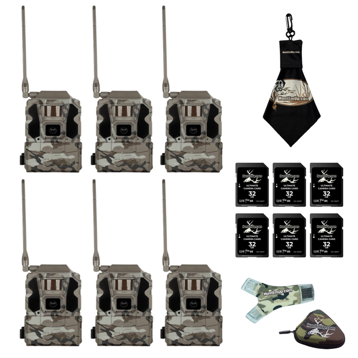 Tactacam Reveal X Ultra 3.0 Trail Camera – 32GB SD & HuntEmUp Accessory Bundle