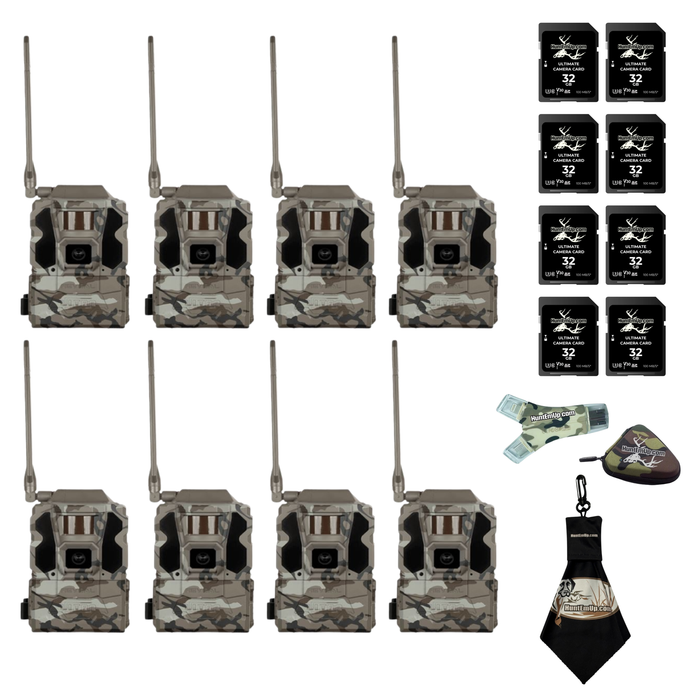 Tactacam Reveal X Ultra 3.0 Trail Camera – 32GB SD & HuntEmUp Accessory Bundle
