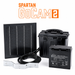 GoCam2 solar kit with battery. Solar panel, battery box for gocam 2, and external battery