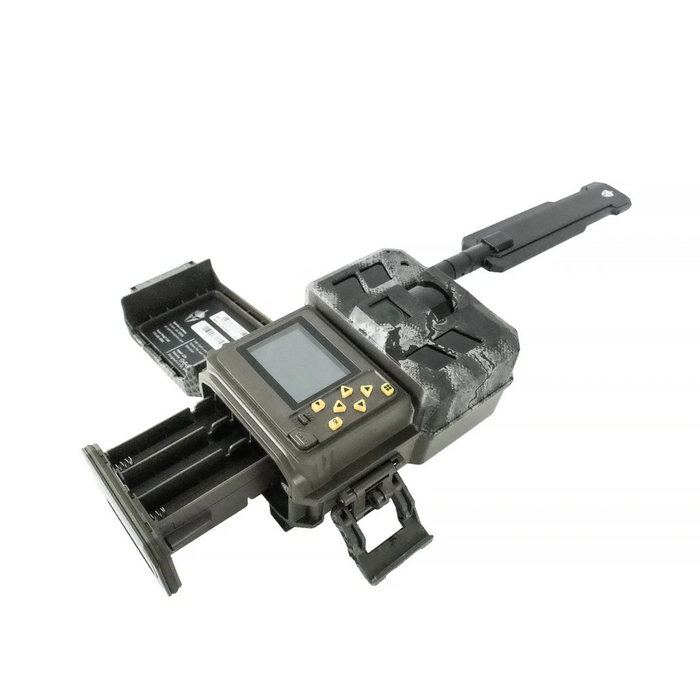 Spartan GoLive 2 Trail Camera with AA battery tray. Inside components 