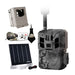 Spartan GoLive3 Trail camera bundle with Solar Panel, security lock box, and huntemup 32GB Micro SD card, High speed card reader with protective case, and microfiber cleaning cloth