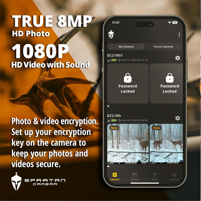 Spartan Trail Cameras 1080P and 8MP HD photos