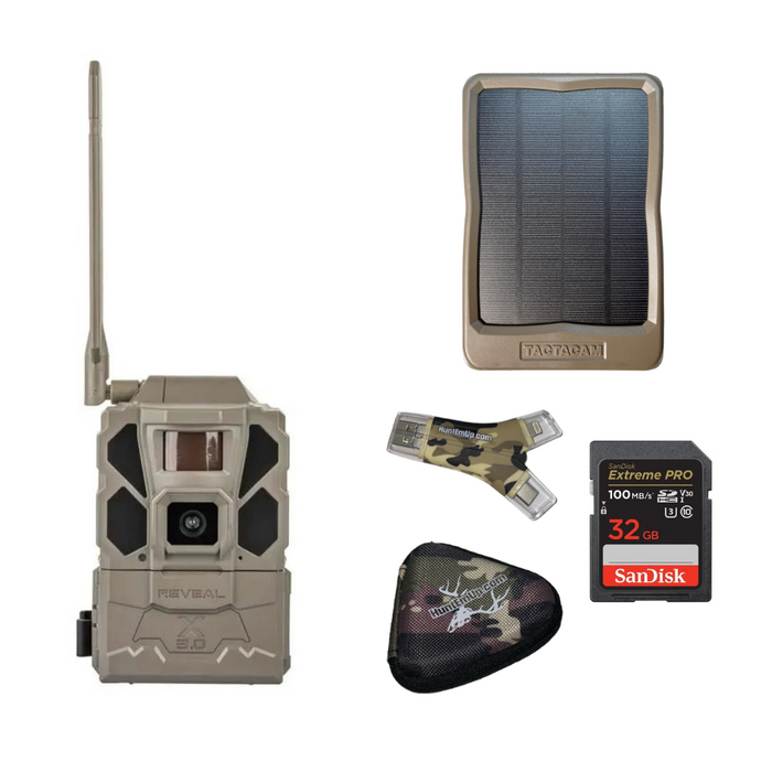 Tactacam REVEAL X 3.0 Package + Solar Panel