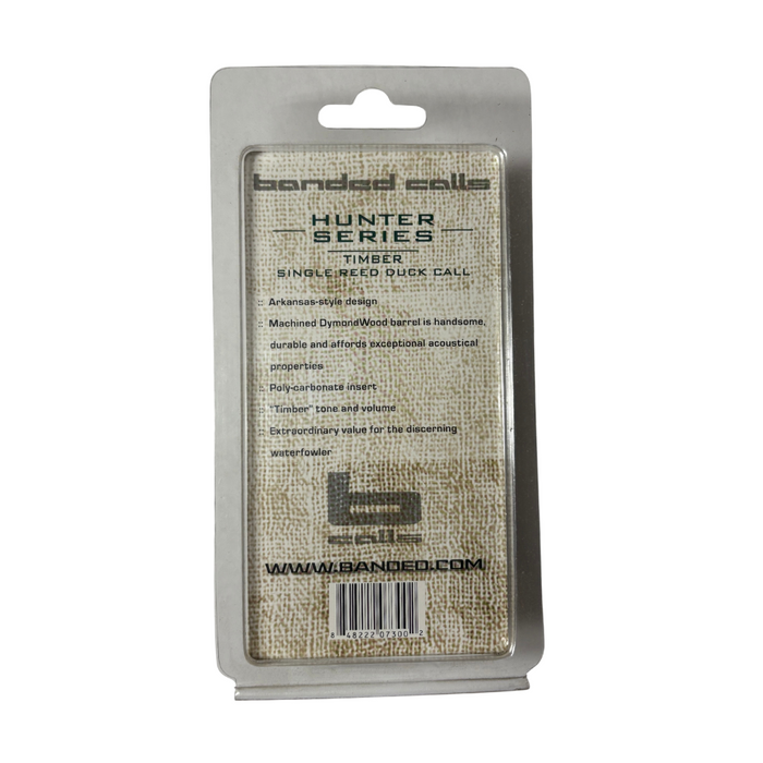 Banded Hunter Series Timber Single Reed Duck Call