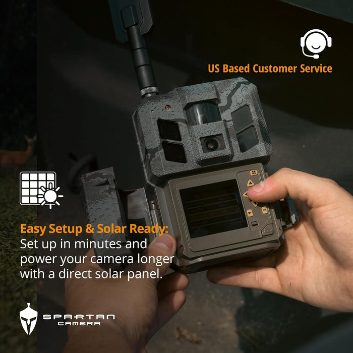 US Based Spartan Customer service, easy set up and solar ready