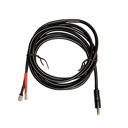 WiseEye armored 12v spade connector - end to end protection system