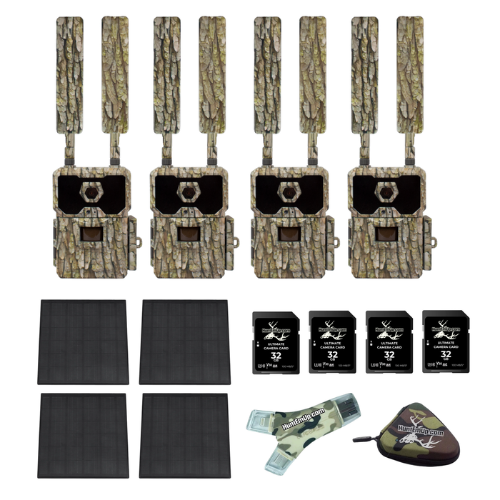 Wiseeye huntemup solar 4pk bundle 