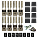 HuntEmUp and WiseEye Solar 8pk bundle with trail cameras, SD Cards, and panels