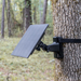 WiseEye Solar panel mounted on tree for charging battery