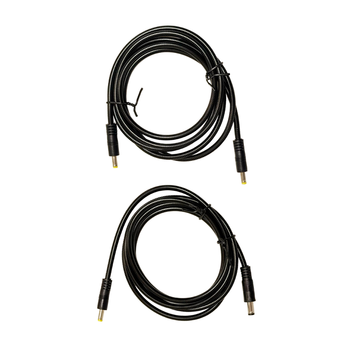 Wiseeye Armored solar charger replacement cords - end to end protection system