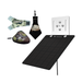 Yellowstone Solar panel single pack with huntemup high speed card reader, case, and microfiber lens cleaning cloth