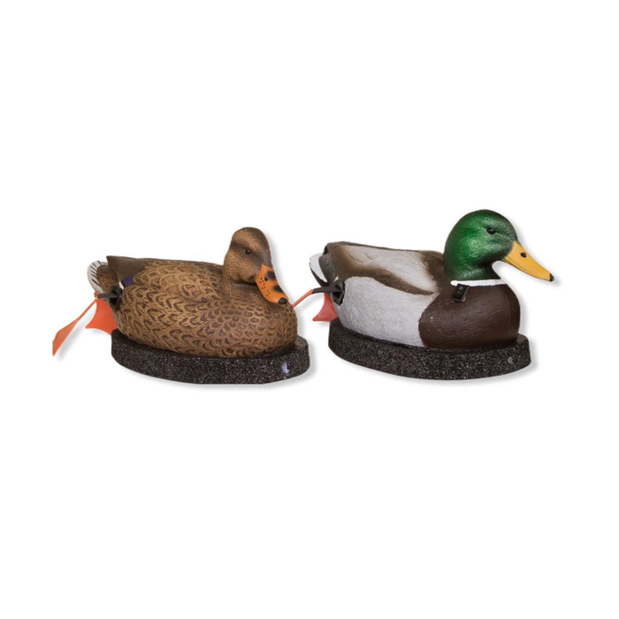air boss motion decoys, the wadder, pari of duck decoys. Hen and Drake.