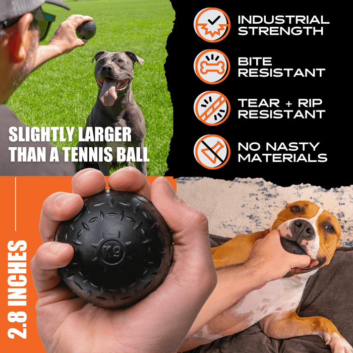 Monster K9 Beast Ball | Heavy Duty Dog Ball for Aggressive Chewers