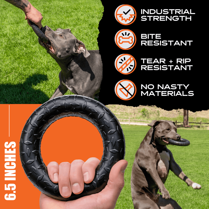 Monster K9 Chew Ring | Heavy Duty Dog Ring for Aggressive Chewers