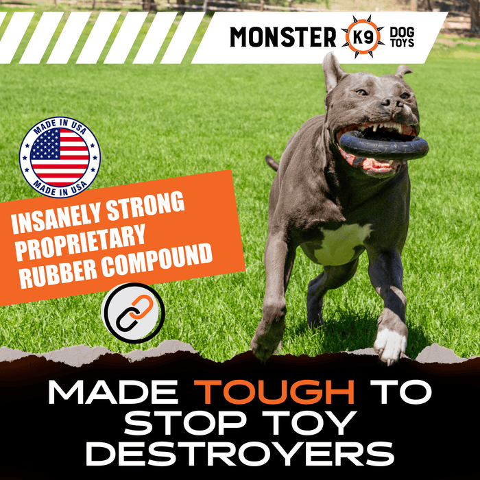 Monster K9 Chew Ring | Heavy Duty Dog Ring for Aggressive Chewers
