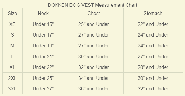 Dokken Neoprene Supervest Xtreme