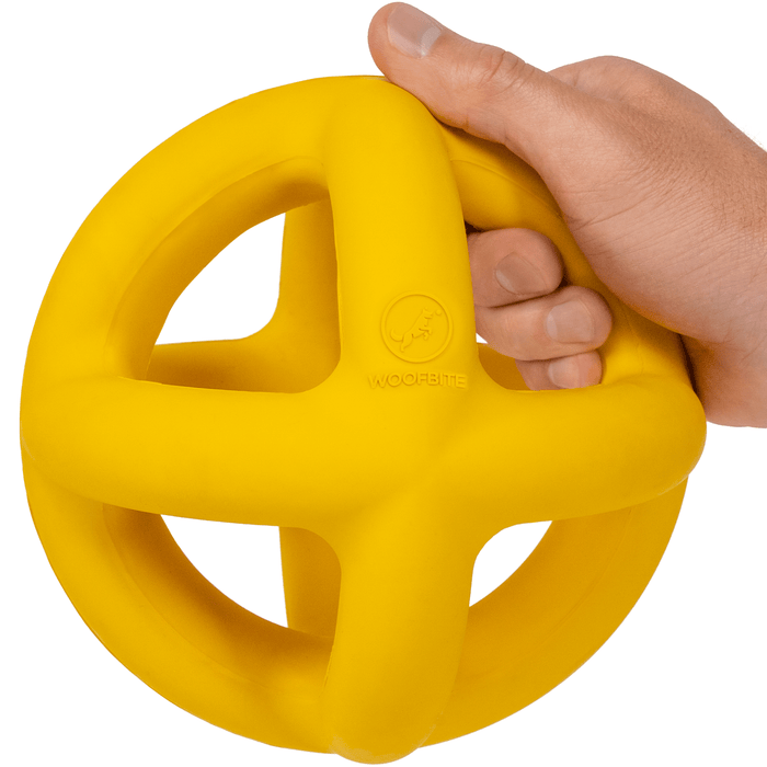 WOOFBITE Giant Halo Ball™ | Heavy Duty Dog Toy for Aggressive Chewers