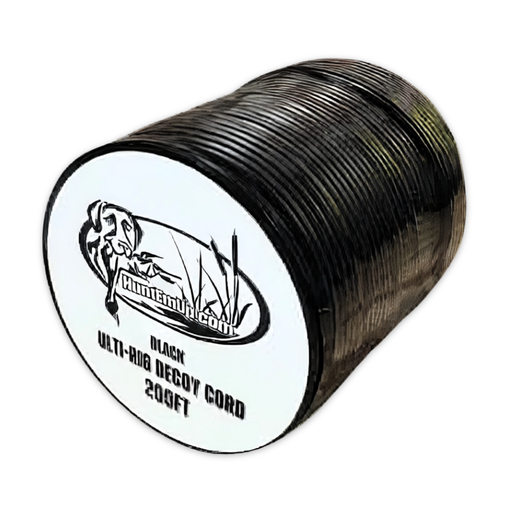 huntemup black decoy cord 200ft for decoy rigging