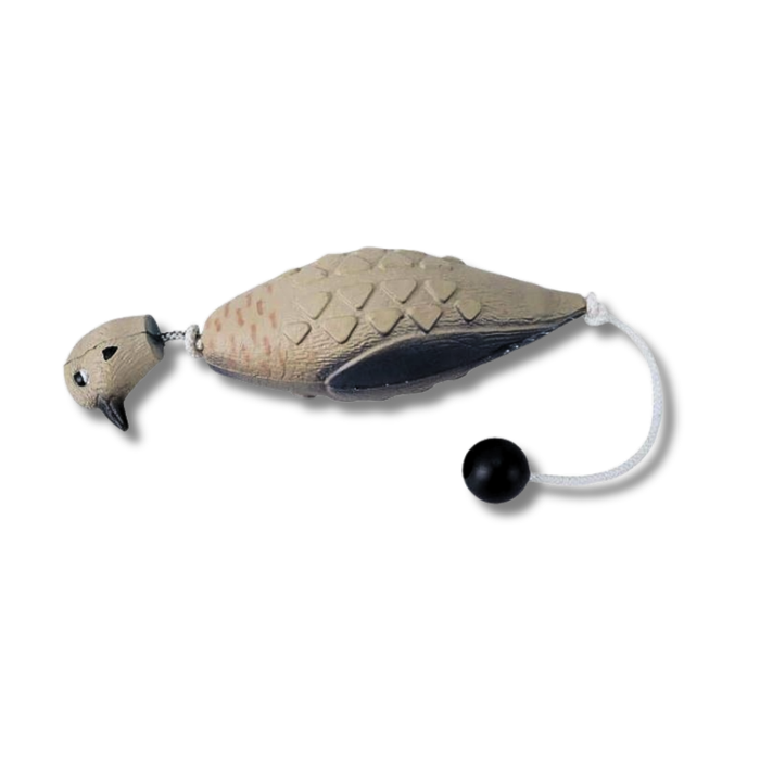 HuntEmUp Hunting Dog Training Kit – Mourning Dove Dummy, Whistle & Lanyard + Mesh Carry Bag