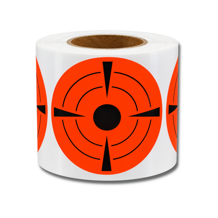 huntemup orange adhesive targets - 250 Roll