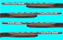 Custom Gun Barrel Decal - Shotgun Barrel Decal