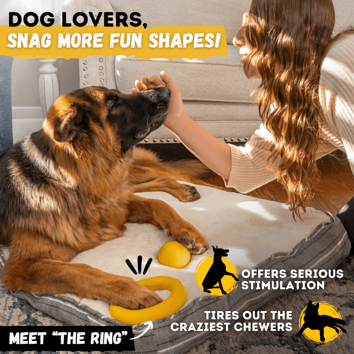 WOOFBITE Brute Ball™ | Heavy Duty Dog Ball for Aggressive Chewers