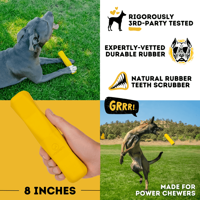 WOOFBITE Power Stick™ | Heavy Duty Dog Chew Toy for Aggressive Chewers