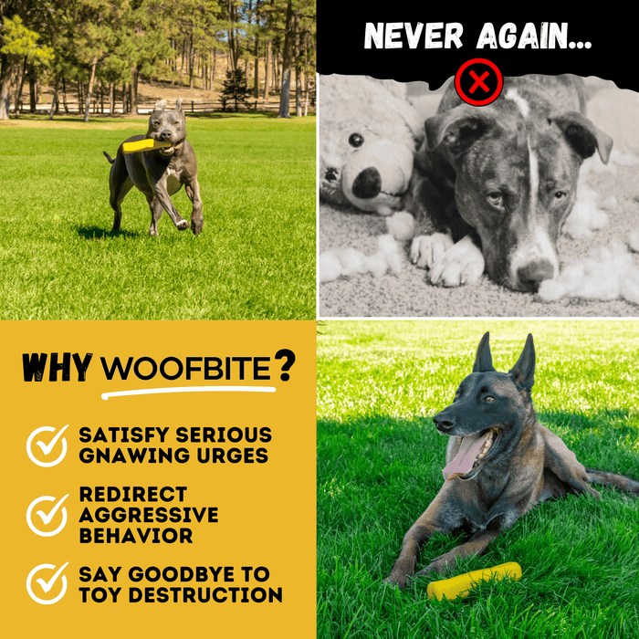 WOOFBITE Power Stick™ | Heavy Duty Dog Chew Toy for Aggressive Chewers