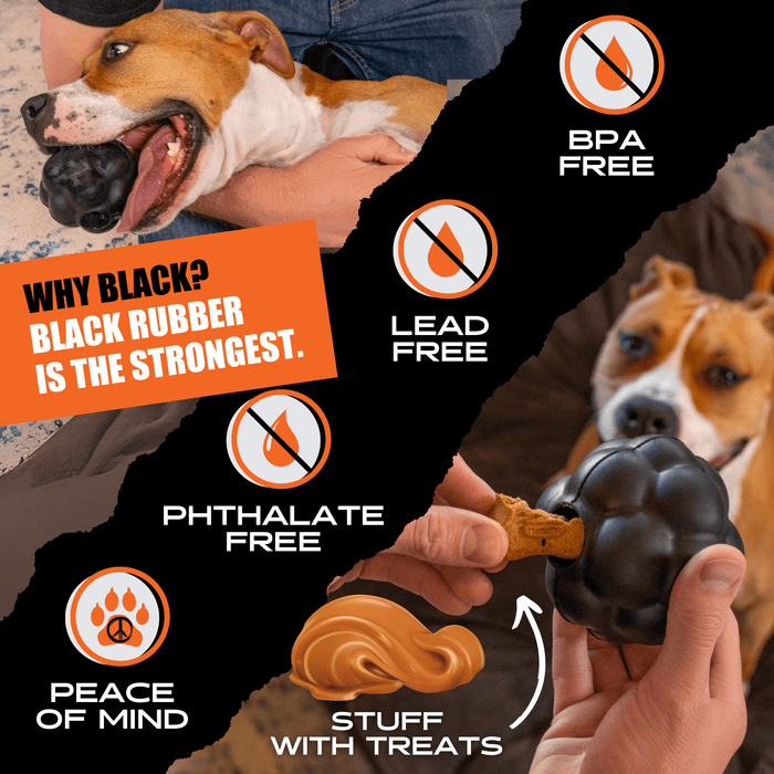 Monster K9 Rumble Ball | Heavy Duty Dog Ball for Aggressive Chewers