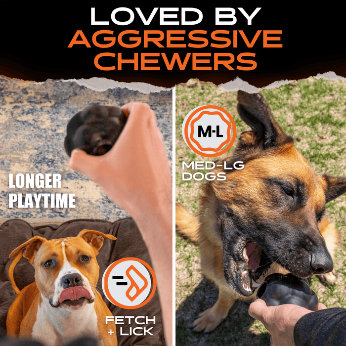 Monster K9 Rumble Ball | Heavy Duty Dog Ball for Aggressive Chewers
