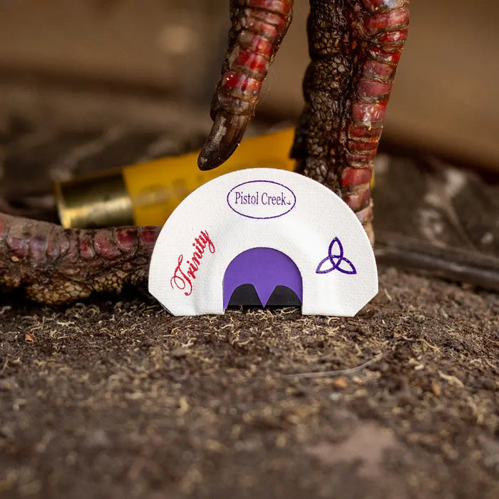 Pistol Creek Turkey Mouth Calls – Trinity Father Bat Wing Trinity Series