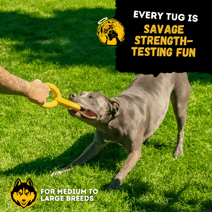 WOOFBITE Tug Chain™ | Heavy Duty Tug Toy for Aggressive Chewers