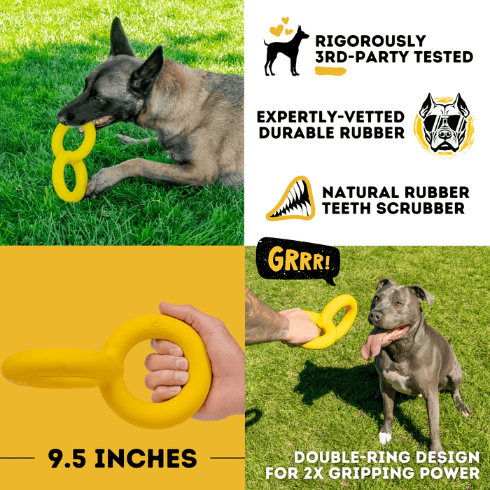 WOOFBITE Tug Chain™ | Heavy Duty Tug Toy for Aggressive Chewers
