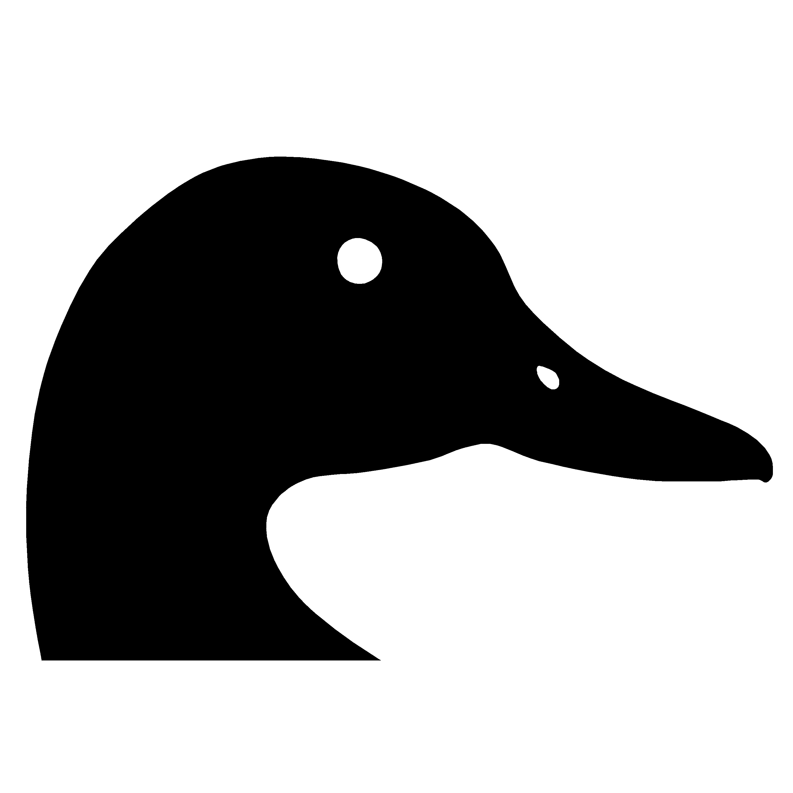 Duck Head Decal – Duck Head Window Sticker – 5009
