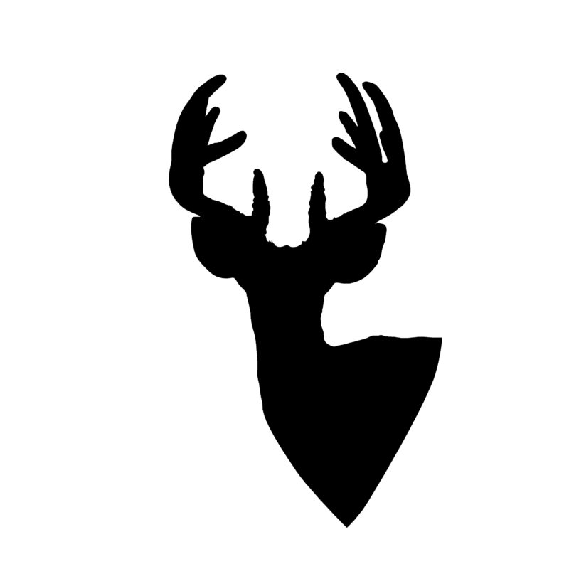 Whitetail, Deer Head Decal