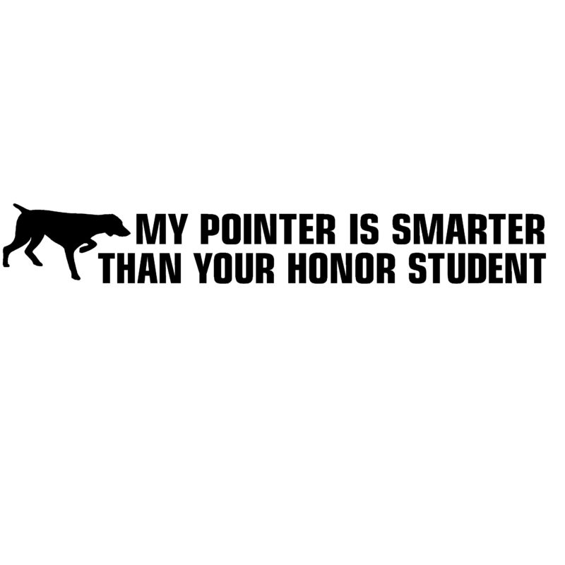 Smarter Pointer than Honor, Student Decal