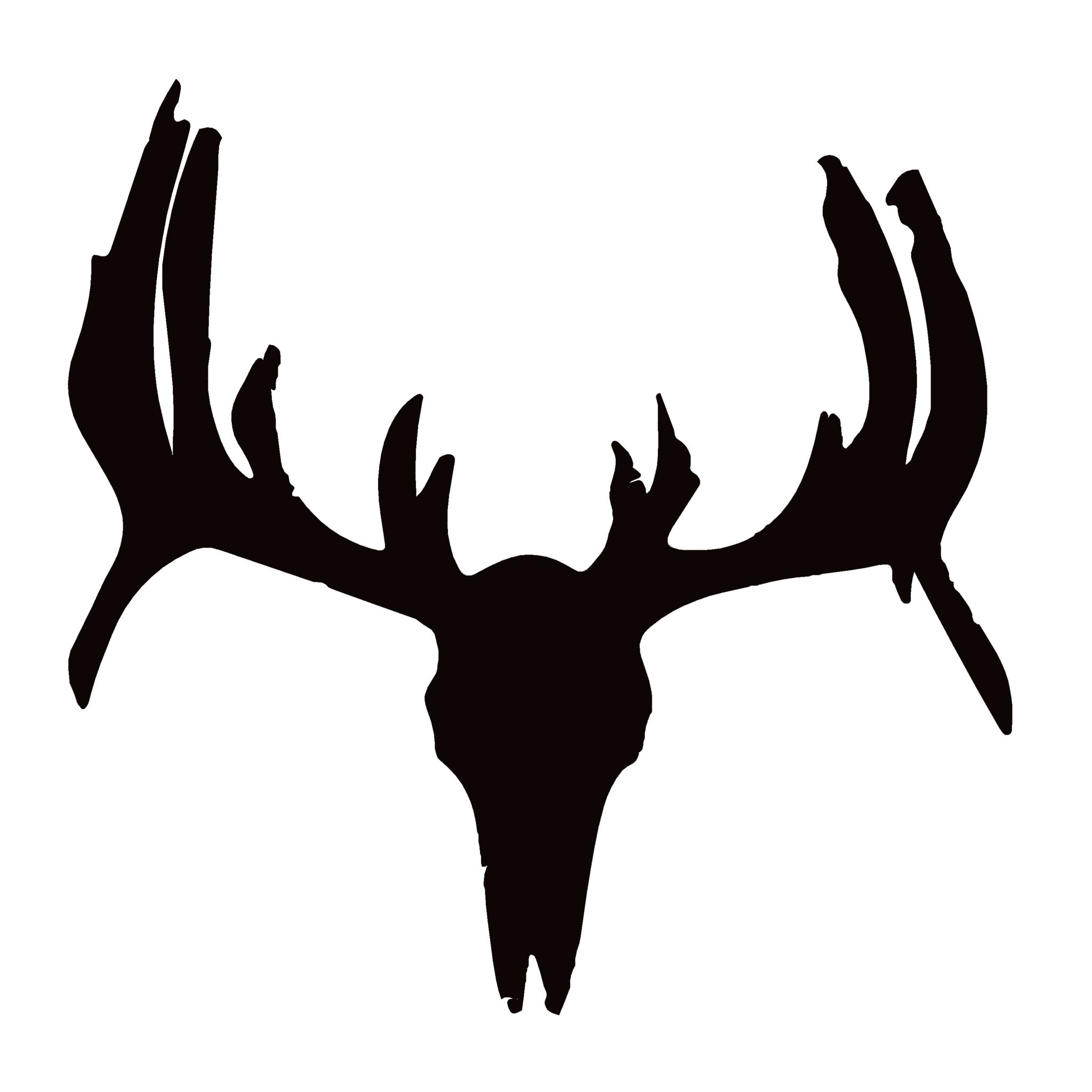 Логотип одежды череп с рогами