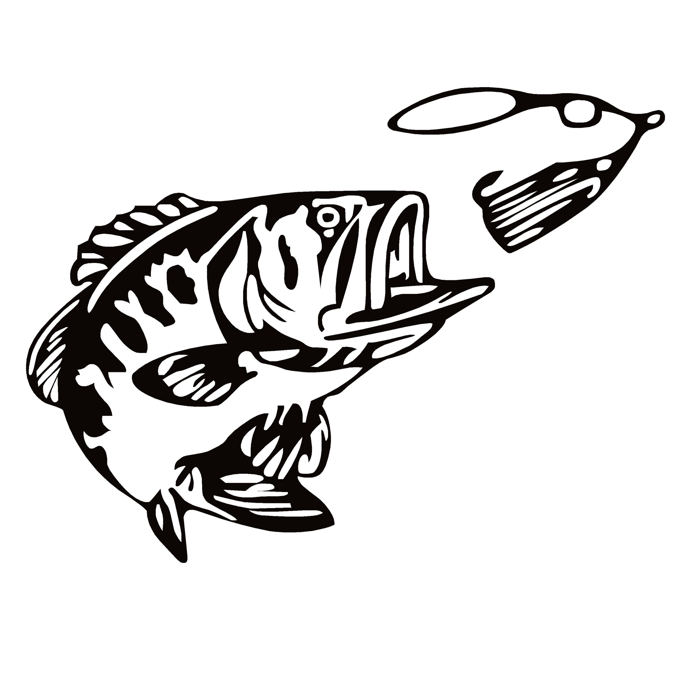 Largemouth Bass Fishing Stickers for Sale
