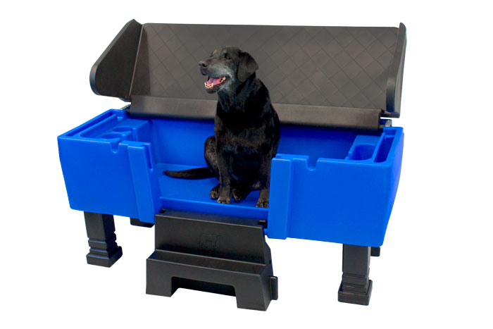 portable dog grooming tub