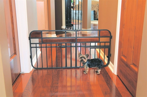 Mini Tuffy Expandable Gate w/ Pet Door