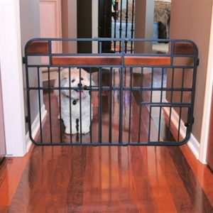 Carlson Design Studio Tuffy Expandable Gate w/ Pet Door
