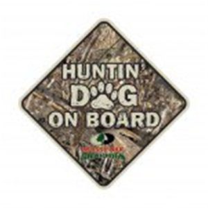 Huntin' Dog on Board Decal