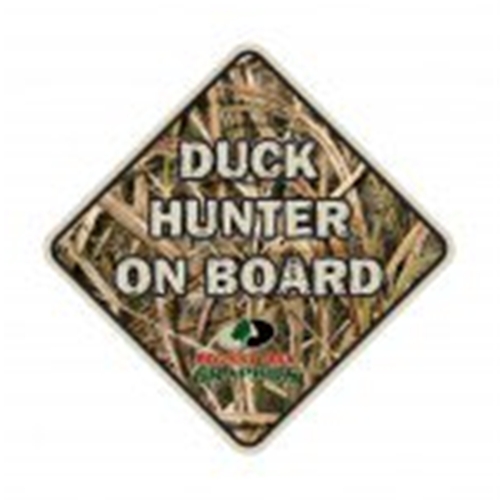 Duck Hunter on Board Decal